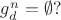$g_d^n=\emptyset?$