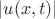 $\left\lvert u(x,t)\right\rvert$