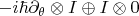 $-i\hbar\partial _\theta \otimes I \oplus I \otimes 0$