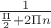 $\frac{1}{\frac{\Pi} {2}+2\Pi n}$