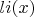 $li(x)$