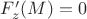 $F'_z(M)=0$