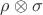 $\rho\otimes\sigma$