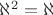 $\aleph^2=\aleph$