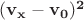 $\mathbf{(v_x-v_0)^2}$