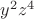 $y^2z^4$