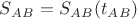 $S_A_B = S_A_B(t_A_B)$