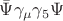 $\bar{\Psi}\gamma_\mu\gamma_5\Psi$
