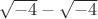 $\sqrt{-4}-\sqrt{-4}$