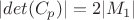 $|det(C_p)|=2|M_1|$