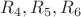 $R_4, R_5, R_6$