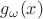 $g_{\omega}(x)$