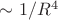 $\sim1/R^4$