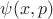 $\psi(x,p)$