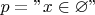 $p=