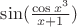 $\sin(\frac{\cos x^3}{x+1})$