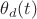$\theta_d(t)$