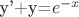 y'+y=$e ^{-x}$