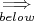 $\underset{\mathclap{below}}{\implies}$