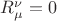 $R_{\mu}^{\nu}=0$