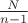 $\frac{N}{n-1}$