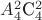 $A_4^2 $C_4^2 $A_4^2 $C_4^2