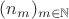 $(n_m)_{m\in\mathbb N}$