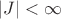 $|J|<\infty$