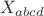 $X_{abcd}$