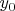 $ {{y_0}}$