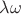 $\lambda\omega$