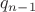 $q_{n-1}$