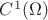 $C^1(\Omega )$
