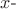$x$-
