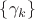 $\{\gamma_k\}$ $\{\gamma_k\}$