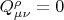 $Q^{\rho}_{\mu\nu}=0$
