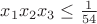 $x_1x_2x_3\le\frac1{54}$