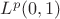 $L^p(0,1)$