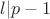 $l|p-1$
