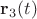 $\mathbf r_3(t)$