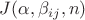 $J(\alpha ,\beta _{ij},n)$