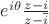 $e^{i\theta}{\frac{z - i}{z - \overline{i}}}$