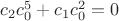 $c_2c_0^5+c_1c_0^2=0$
