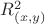 $R^2_{(x,y)}$ $R^2_{(x,y)}$