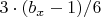 $3\cdot (b_x-1)/6$