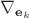 $\nabla_{\mathbf e_k}$