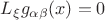 $L_{\xi}g_{\alpha\beta}(x)=0$