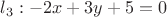 $l_3:-2x+3y+5=0$