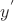 $y^'$