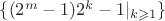 $\{(2^m-1)2^k-1|_{k\geqslant 1}\}$ $\{(2^m-1)2^k-1|_{k\geqslant 1}\}$